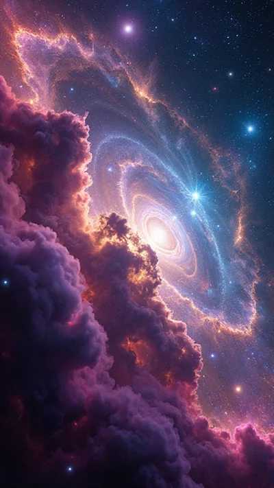 写实风格的深空星云宇宙壁纸