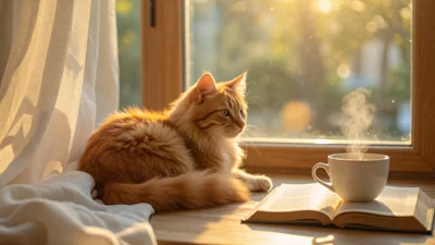 治愈系猫咪生活场景