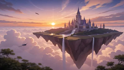 奇幻天空之城动漫壁纸